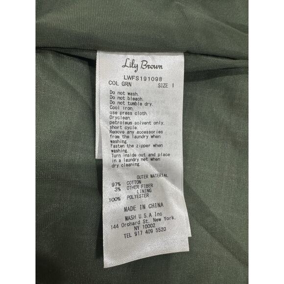 Lily Brown Skirt Green Plaid Belted High Waist Pencil Career Casual New - Picture 4 of 4